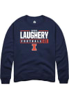 Main image for Aidan Laughery Rally Mens Navy Blue Illinois Fighting Illini NIL Stacked Box Crew Sweatshirt