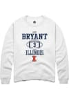 Main image for Alec Bryant Rally Mens White Illinois Fighting Illini NIL Sport Icon Crew Sweatshirt