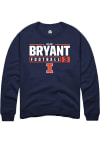 Main image for Alec Bryant Rally Mens Navy Blue Illinois Fighting Illini NIL Stacked Box Crew Sweatshirt