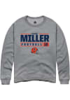 Main image for Chase Miller Rally Mens Graphite Illinois Fighting Illini NIL Stacked Box Crew Sweatshirt