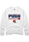 Main image for Eian Pugh Rally Mens White Illinois Fighting Illini NIL Stacked Box Crew Sweatshirt