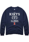 Main image for Evan Kirts Rally Mens Navy Blue Illinois Fighting Illini NIL Sport Icon Crew Sweatshirt