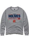 Main image for Ezekiel Holmes Rally Mens Graphite Illinois Fighting Illini NIL Stacked Box Crew Sweatshirt