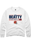 Main image for Hank Beatty Rally Mens White Illinois Fighting Illini NIL Stacked Box Crew Sweatshirt