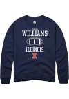 Main image for Isaiah Williams Rally Mens Navy Blue Illinois Fighting Illini NIL Sport Icon Crew Sweatshirt