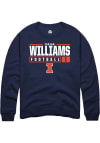 Main image for Isaiah Williams Rally Mens Navy Blue Illinois Fighting Illini NIL Stacked Box Crew Sweatshirt