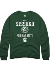 Main image for Mady Sissoko Rally Mens Green Michigan State Spartans NIL Sport Icon Crew Sweatshirt