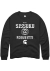 Main image for Mady Sissoko Rally Mens Black Michigan State Spartans NIL Sport Icon Crew Sweatshirt