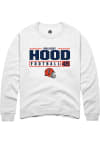 Main image for Malachi Hood Rally Mens White Illinois Fighting Illini NIL Stacked Box Crew Sweatshirt