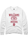 Main image for Max Williams Rally Mens White Indiana Hoosiers NIL Sport Icon Crew Sweatshirt