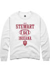 Main image for Race Stewart  Rally Indiana Hoosiers Mens White NIL Sport Icon Long Sleeve Crew Sweatshirt