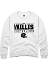 Main image for Ken Willis  Rally Cincinnati Bearcats Mens White NIL Stacked Box Long Sleeve Crew Sweatshirt