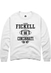 Main image for Landon Fickell  Rally Cincinnati Bearcats Mens White NIL Sport Icon Long Sleeve Crew Sweatshirt