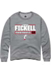 Main image for Landon Fickell Rally Mens Graphite Cincinnati Bearcats NIL Stacked Box Crew Sweatshirt