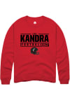 Main image for Luke Kandra  Rally Cincinnati Bearcats Mens Red NIL Stacked Box Long Sleeve Crew Sweatshirt