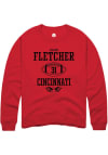 Main image for Mason Fletcher  Rally Cincinnati Bearcats Mens Red NIL Sport Icon Long Sleeve Crew Sweatshirt