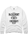 Main image for Michael McCalmont Rally Mens White Cincinnati Bearcats NIL Sport Icon Crew Sweatshirt