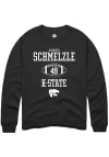 Main image for Andrew Schmelzle Rally Mens Black K-State Wildcats NIL Sport Icon Crew Sweatshirt