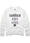 Main image for Andrew Sonner Rally Mens White K-State Wildcats NIL Sport Icon Crew Sweatshirt