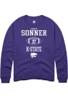 Main image for Andrew Sonner Rally Mens Purple K-State Wildcats NIL Sport Icon Crew Sweatshirt