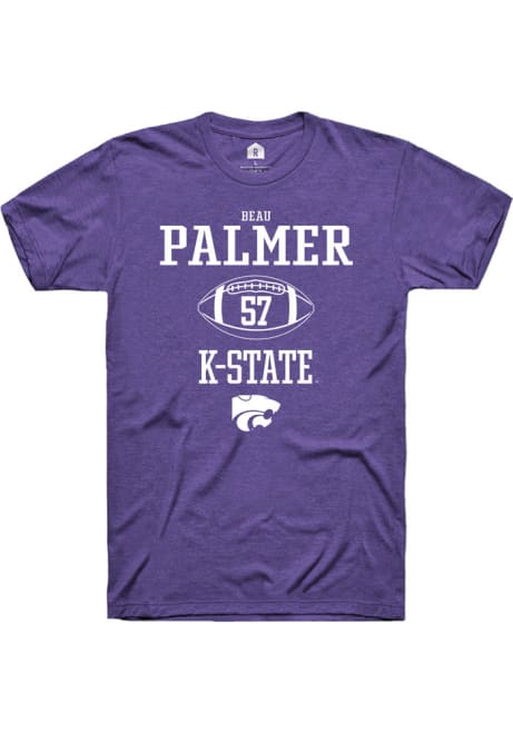 Beau Palmer Purple K-State Wildcats NIL Sport Icon Short Sleeve T Shirt
