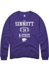 Main image for Ben Sinnott Rally Mens Purple K-State Wildcats NIL Sport Icon Crew Sweatshirt