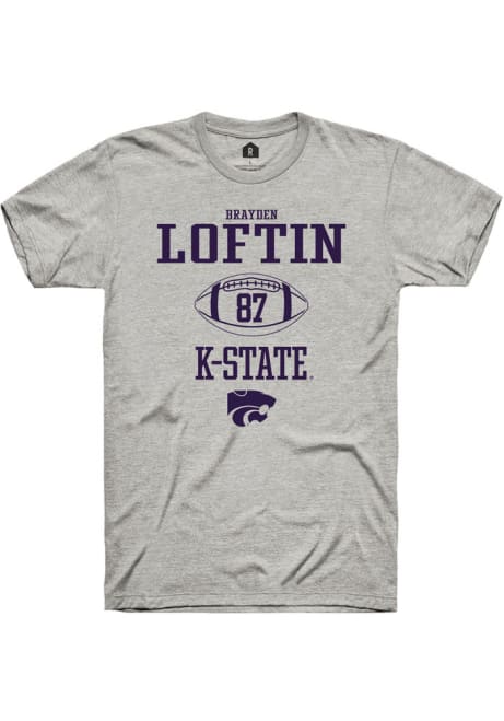 Brayden Loftin Ash K-State Wildcats NIL Sport Icon Short Sleeve T Shirt