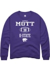 Main image for Brendan Mott Rally Mens Purple K-State Wildcats NIL Sport Icon Crew Sweatshirt