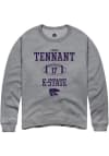 Main image for Chris Tennant Rally Mens Graphite K-State Wildcats NIL Sport Icon Crew Sweatshirt