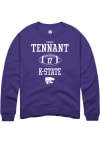 Main image for Chris Tennant Rally Mens Purple K-State Wildcats NIL Sport Icon Crew Sweatshirt