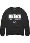 Main image for Cooper Beebe  Rally K-State Wildcats Mens Black NIL Stacked Box Long Sleeve Crew Sweatshirt