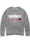 Main image for Nijal Mooney Rally Mens Graphite Cincinnati Bearcats NIL Stacked Box Crew Sweatshirt