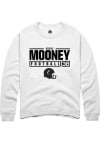 Main image for Nijal Mooney  Rally Cincinnati Bearcats Mens White NIL Stacked Box Long Sleeve Crew Sweatshirt