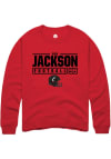 Main image for Rob Jackson  Rally Cincinnati Bearcats Mens Red NIL Stacked Box Long Sleeve Crew Sweatshirt