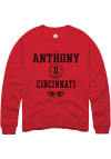 Main image for CJ Anthony  Rally Cincinnati Bearcats Mens Red NIL Sport Icon Long Sleeve Crew Sweatshirt