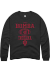 Main image for James Bomba Rally Mens Black Indiana Hoosiers NIL Sport Icon Crew Sweatshirt