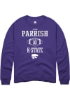 Main image for Jacob Parrish Rally Mens Purple K-State Wildcats NIL Sport Icon Crew Sweatshirt