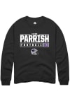 Main image for Jacob Parrish Rally Mens Black K-State Wildcats NIL Stacked Box Crew Sweatshirt