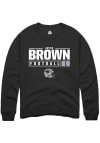 Main image for Jayce Brown  Rally K-State Wildcats Mens Black NIL Stacked Box Long Sleeve Crew Sweatshirt