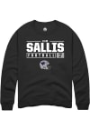 Main image for Kameron Sallis Rally Mens Black K-State Wildcats NIL Stacked Box Crew Sweatshirt