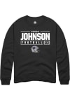 Main image for Keagan Johnson Rally Mens Black K-State Wildcats NIL Stacked Box Crew Sweatshirt