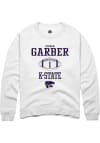 Main image for Keenan Garber Rally Mens White K-State Wildcats NIL Sport Icon Crew Sweatshirt
