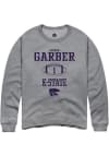 Main image for Keenan Garber Rally Mens Graphite K-State Wildcats NIL Sport Icon Crew Sweatshirt