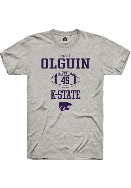 Mason Olguin Ash K-State Wildcats NIL Sport Icon Short Sleeve T Shirt