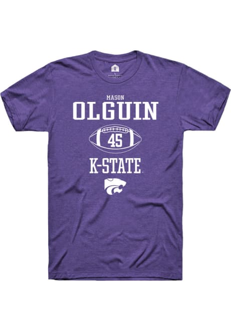 Mason Olguin Purple K-State Wildcats NIL Sport Icon Short Sleeve T Shirt