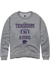 Main image for Titus Tuiasosopo Rally Mens Graphite K-State Wildcats NIL Sport Icon Crew Sweatshirt