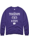 Main image for Titus Tuiasosopo Rally Mens Purple K-State Wildcats NIL Sport Icon Crew Sweatshirt