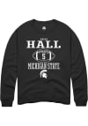 Main image for Jordan Hall  Rally Michigan State Spartans Mens Black NIL Sport Icon Long Sleeve Crew Sweatshirt