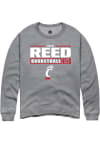 Main image for Josh Reed Rally Mens Graphite Cincinnati Bearcats NIL Stacked Box Crew Sweatshirt