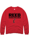 Main image for Josh Reed Rally Mens Red Cincinnati Bearcats NIL Stacked Box Crew Sweatshirt